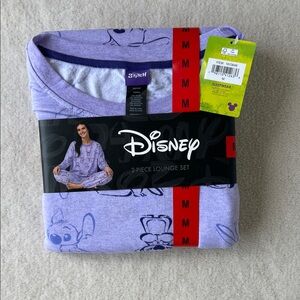 Disney Pajama Set - Lavender Stitch Print
